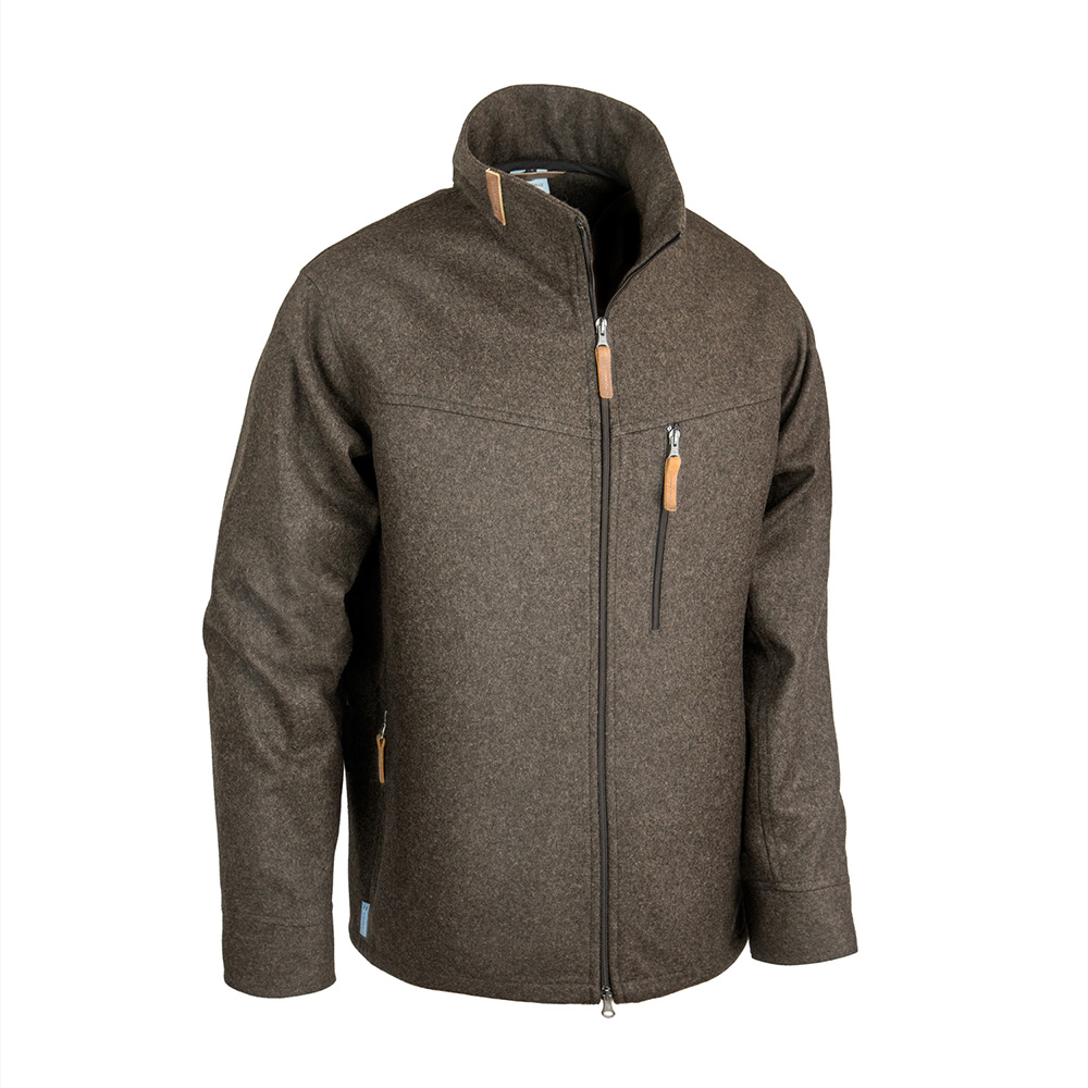 Windbreaker "Manntje" aus Loden, Basaltgrau