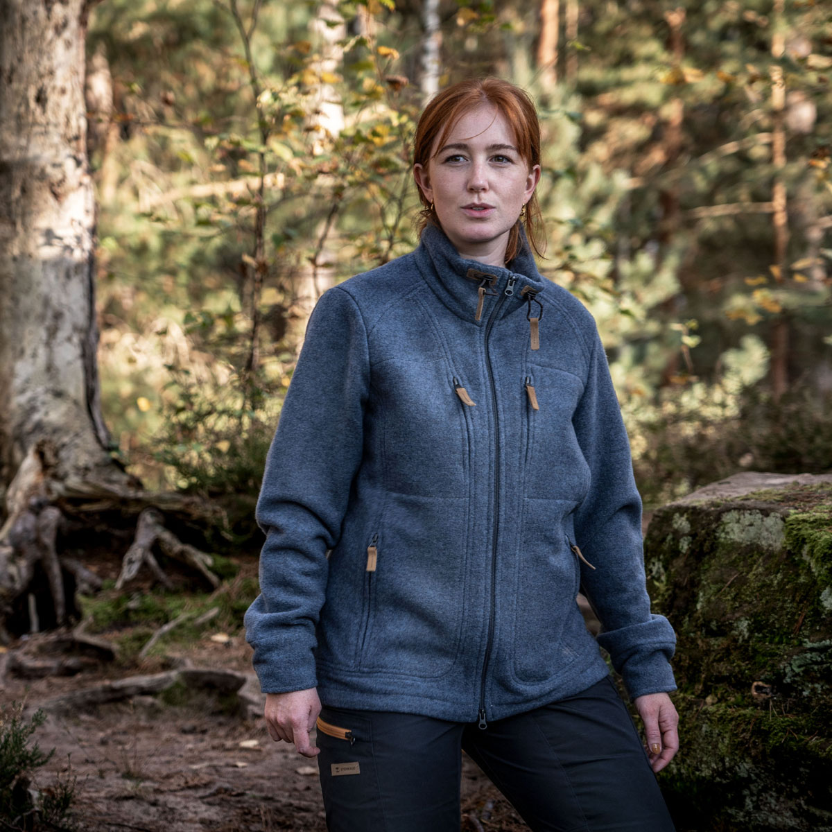 Lodenfleecejacke