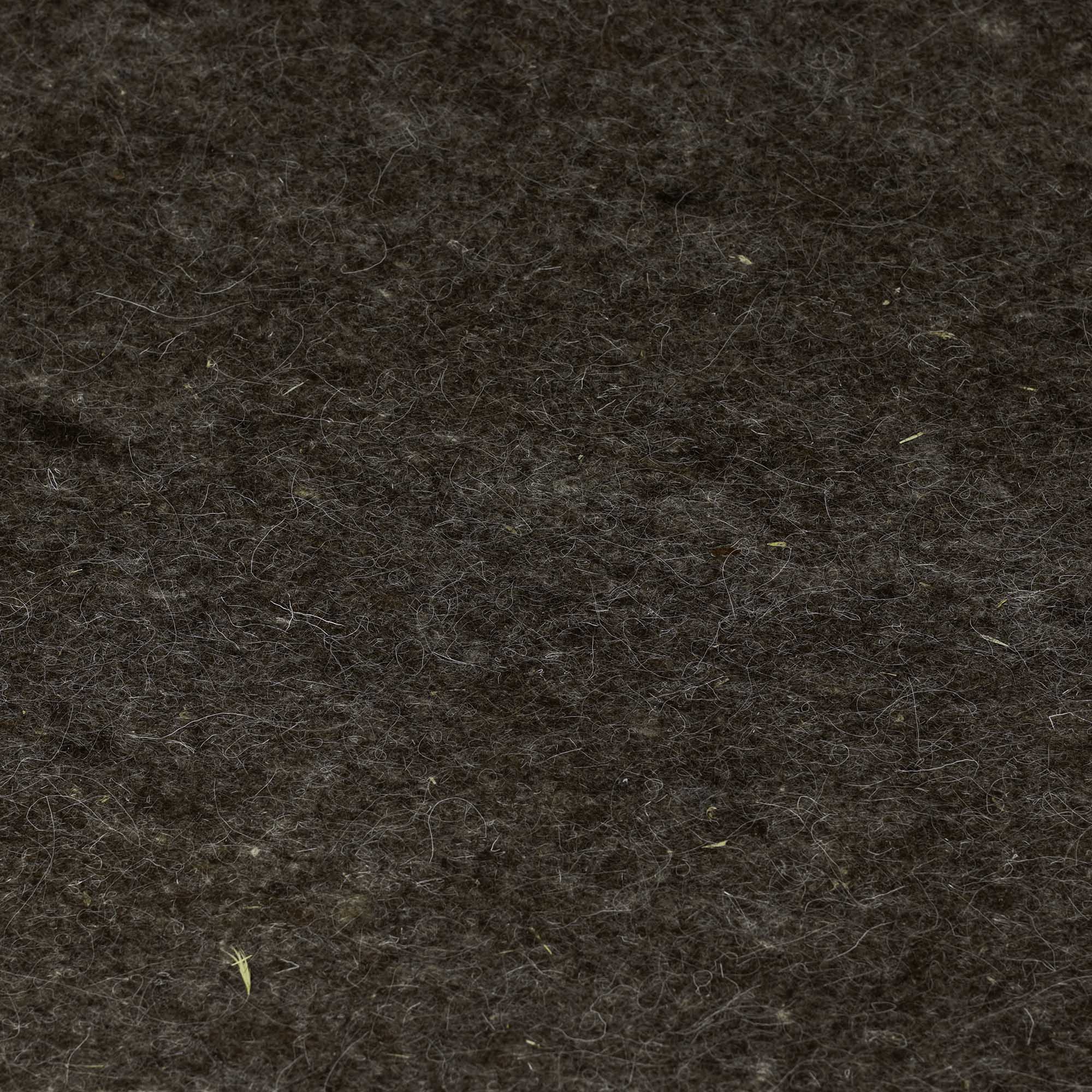 Wollfilz Meterware - 3mm braungrau-meliert