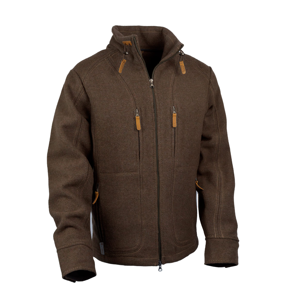 braune Lodenjacke