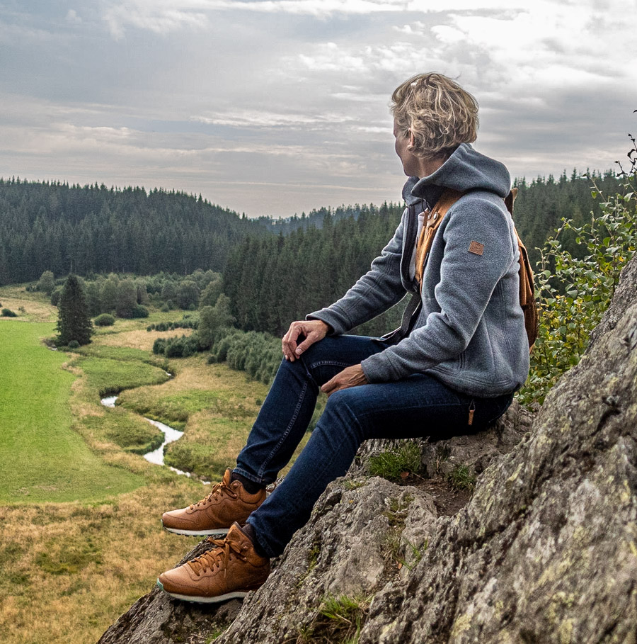 Lodenjacke für Damen, hellblau