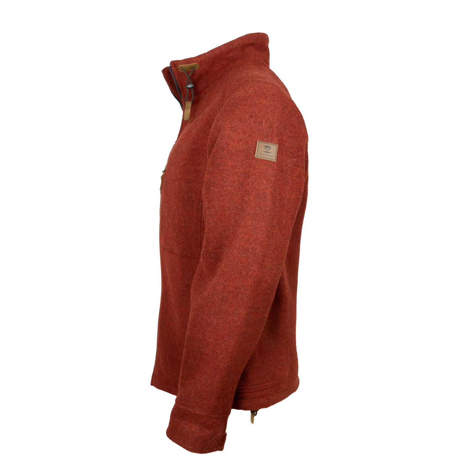 Fleecejacke aus Loden