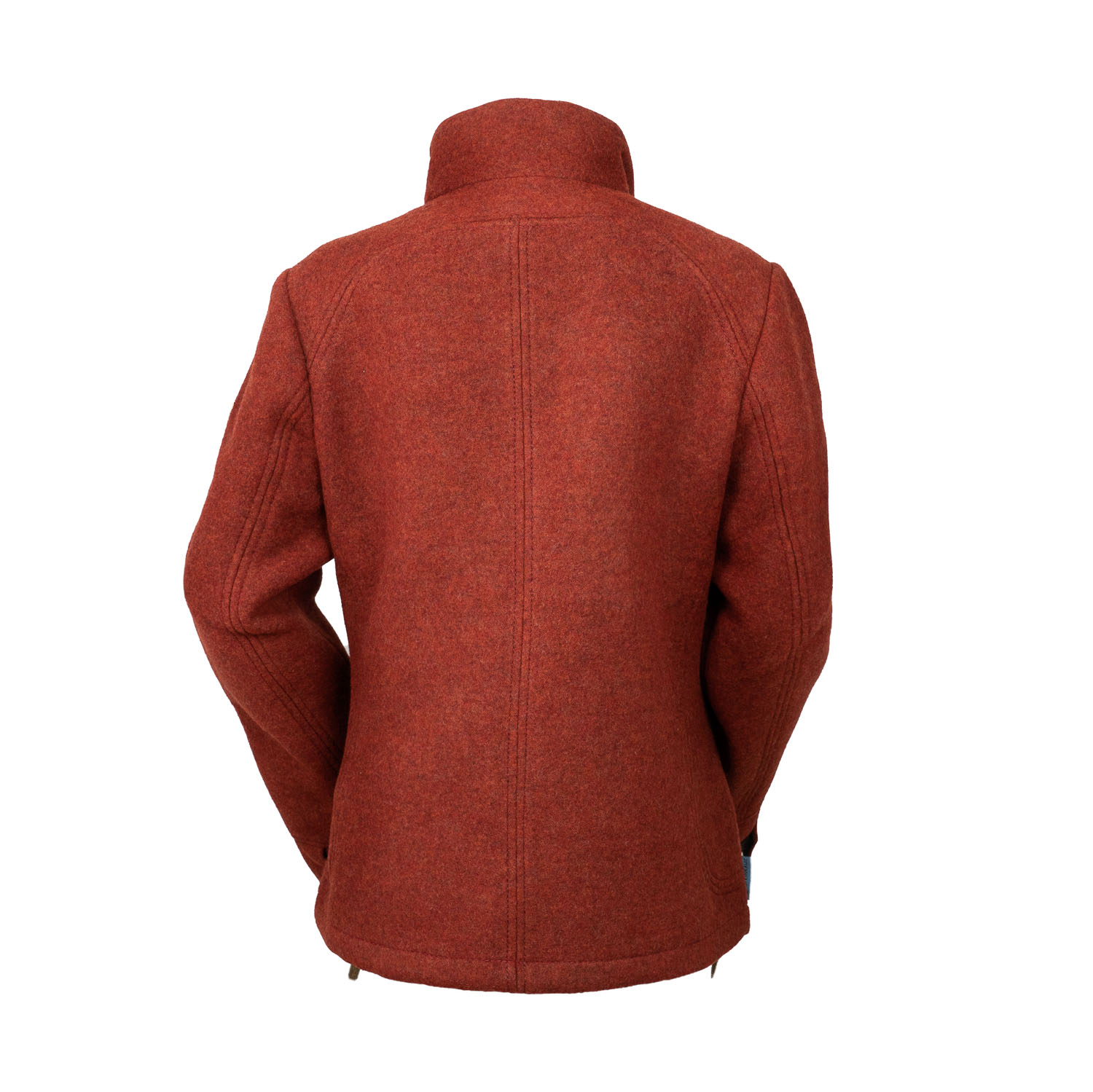 rote Lodenjacke für Frauen