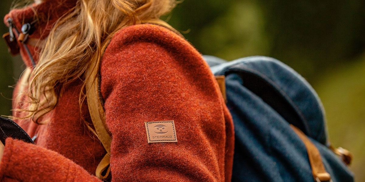 Wanderjacke aus Lodenfleece
