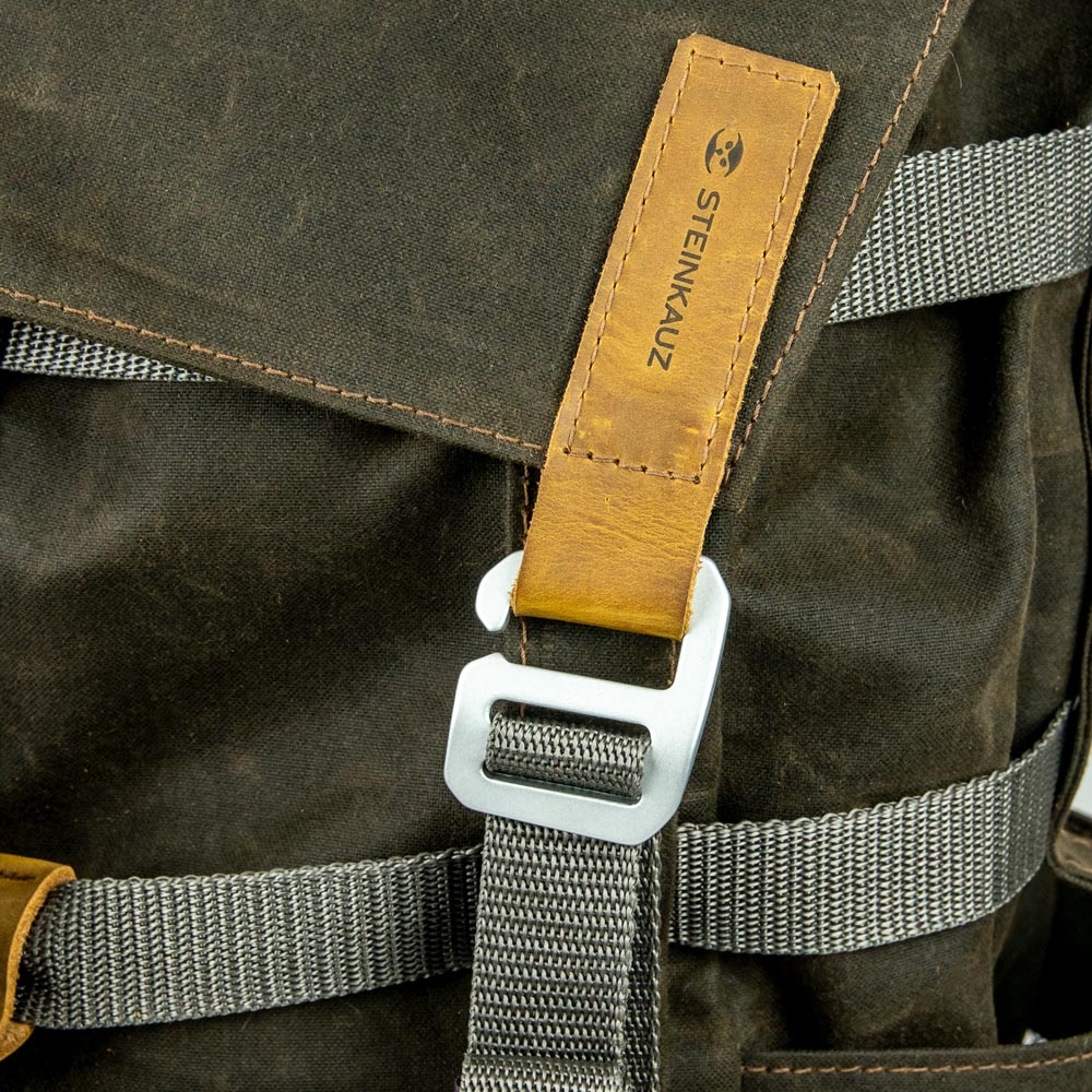 Deckelverschluss Rucksack Bushmann