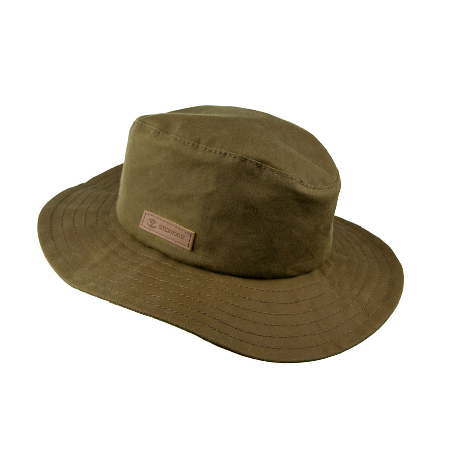 Outdoor-Hut "Wetterretter" aus Waxcotton