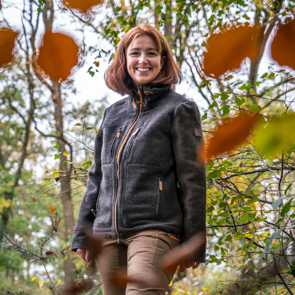 Lodenfleecejacke