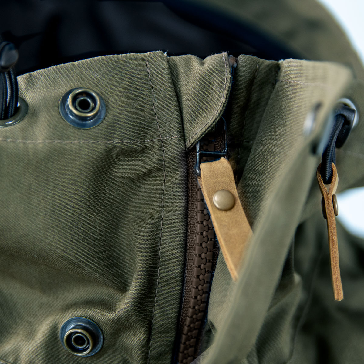 Detailaufnahme Zipper Windjacke