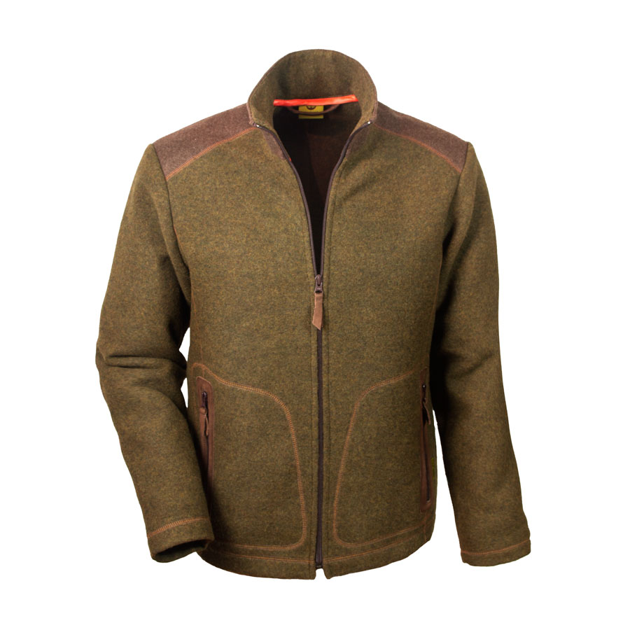 Loden-Fleecejacke "Urs" , moosgrün