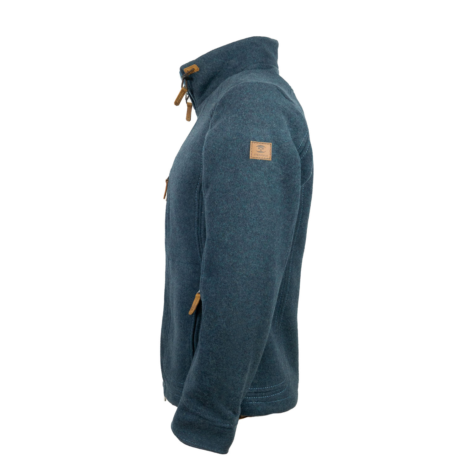 blaue Lodenjacke