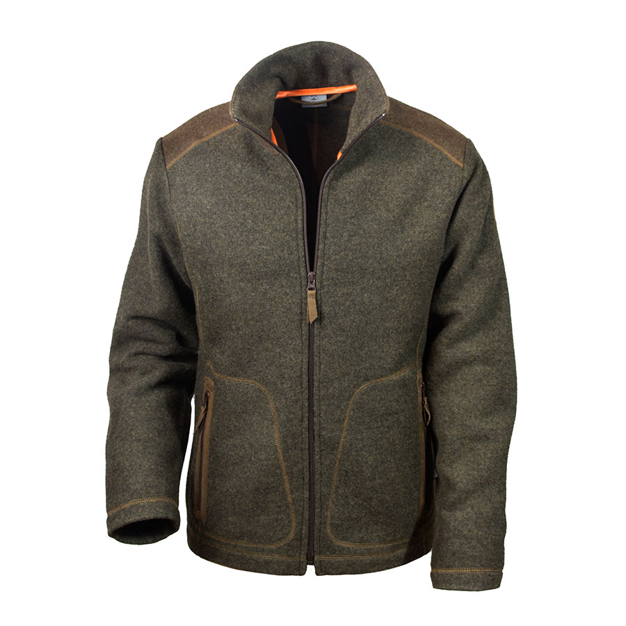 Loden-Fleecejacke "Urs", Schiefer