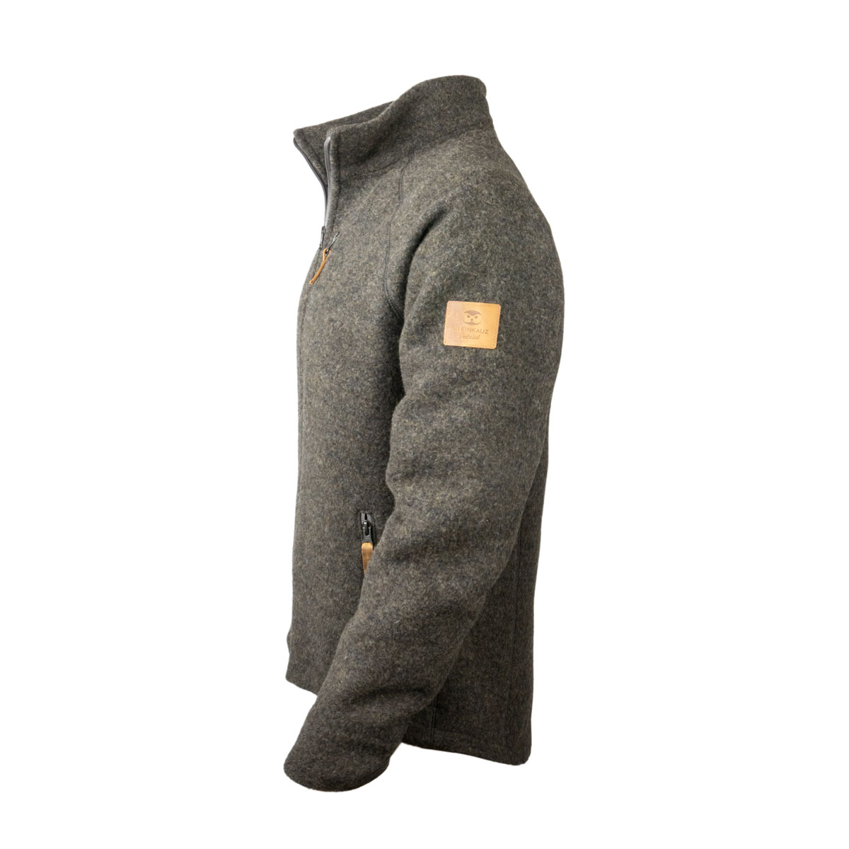 seitliches Bild der Loden-Fahhradjacke