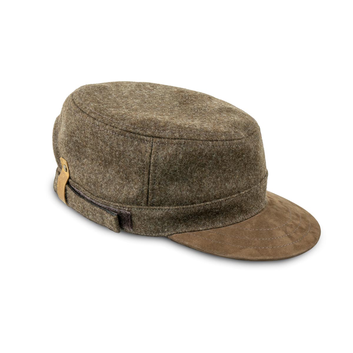 Loden Field Cap "Schirmling", Braun