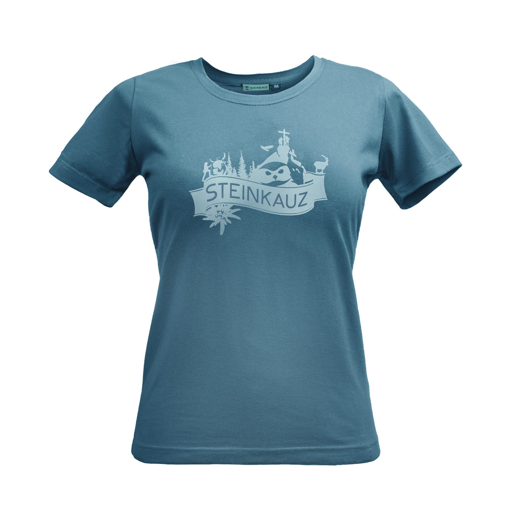 STEINKAUZ Damen T-Shirt "Gipfelkreuz" 