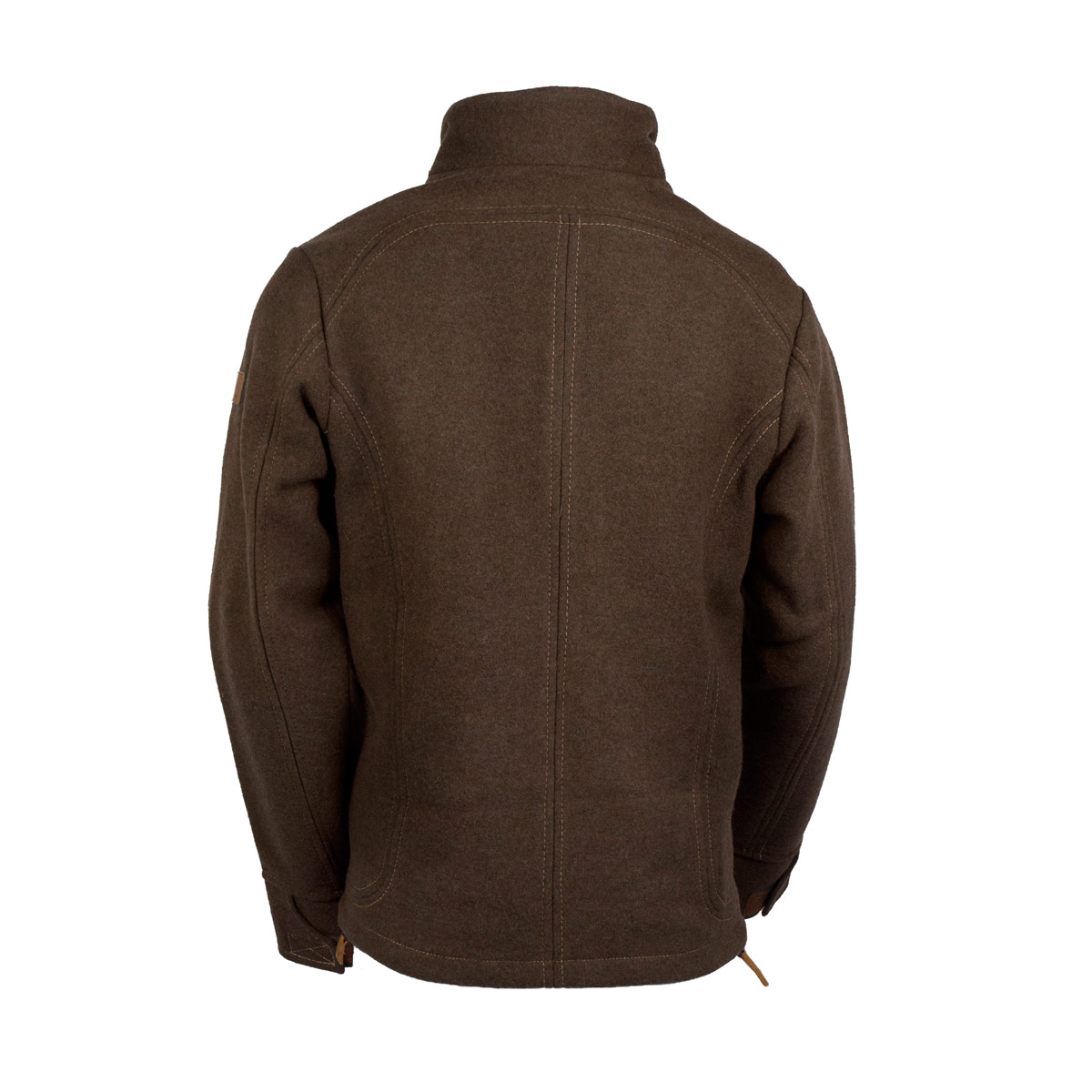 braune Lodenjacke, Rückseite