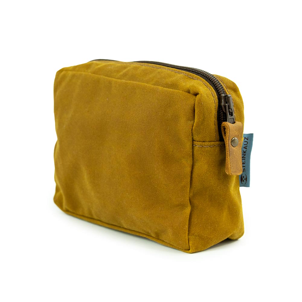 Modulus® Gürteltasche RV groß, Waxed Cotton, Safran
