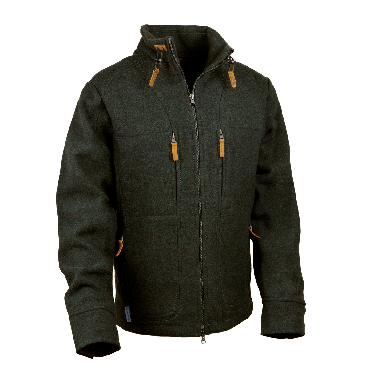 Weiche Lodenjacke "Kragenhuber", Schwarz